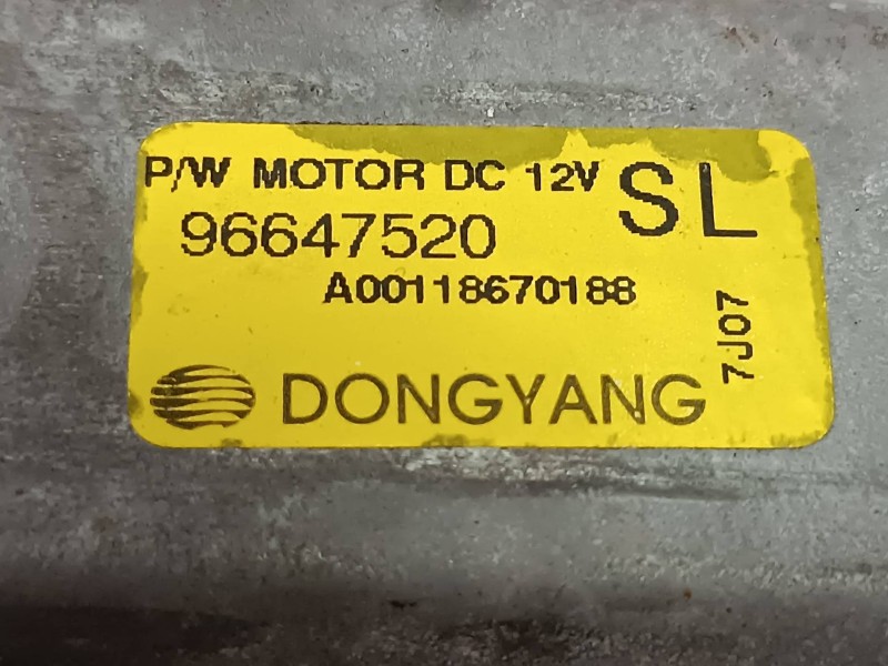 Recambio de motor elevalunas delantero izquierdo para chevrolet epica lt referencia OEM IAM 96647520  