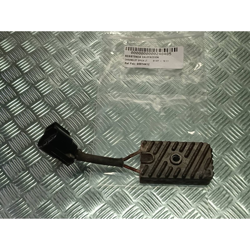 Recambio de resistencia calefaccion para chevrolet epica lt referencia OEM IAM 96614412  CONECTOR 2 PINES