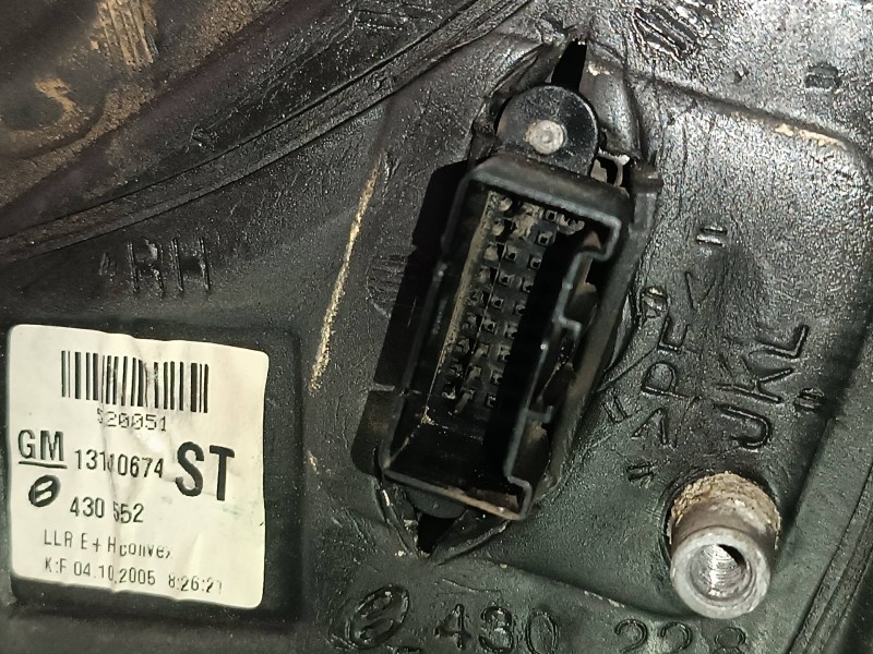 Recambio de retrovisor derecho para opel astra gtc cosmo referencia OEM IAM 13140674 430552 ELECTRICO