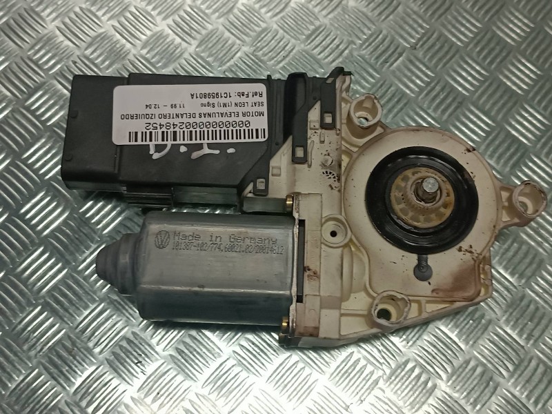 Recambio de motor elevalunas delantero izquierdo para seat leon (1m1) signo referencia OEM IAM 1C1959801A 101387102 