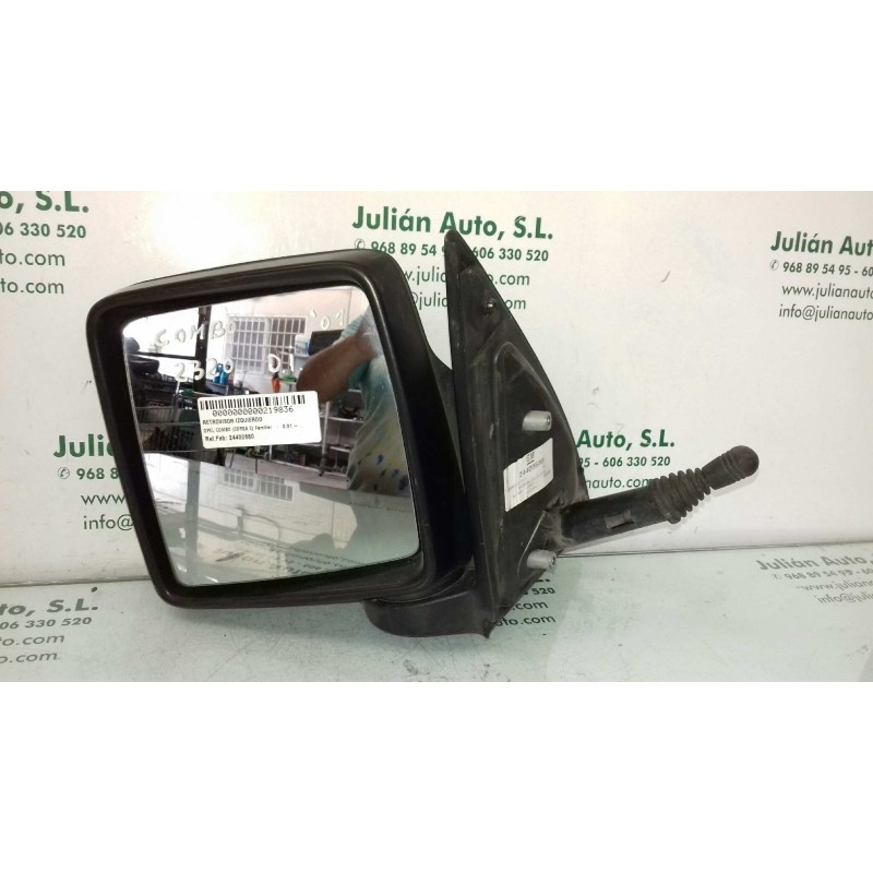 Recambio de retrovisor izquierdo para opel combo (corsa c) familiar referencia OEM IAM 24400680  MANUAL