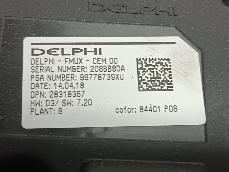 Recambio de mando climatizador para citroen c4 picasso attraction referencia OEM IAM 96778739XU 28318367 DELPHI