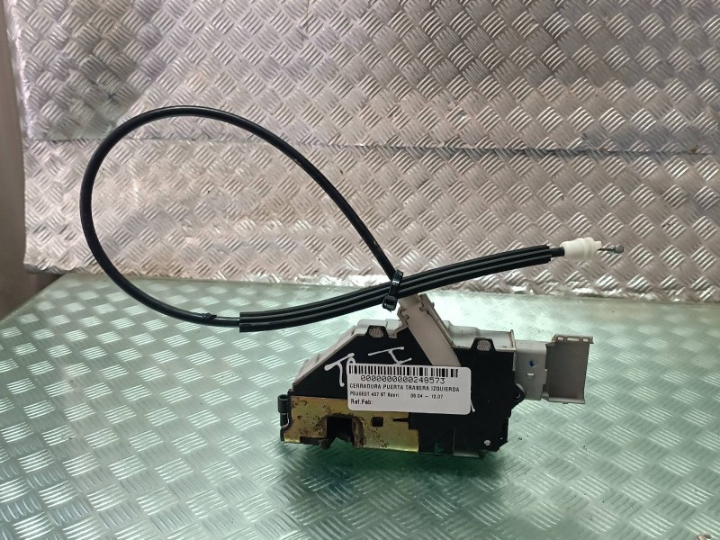 Recambio de cerradura puerta trasera izquierda para peugeot 407 st sport referencia OEM IAM  GRIS ELECTRICA