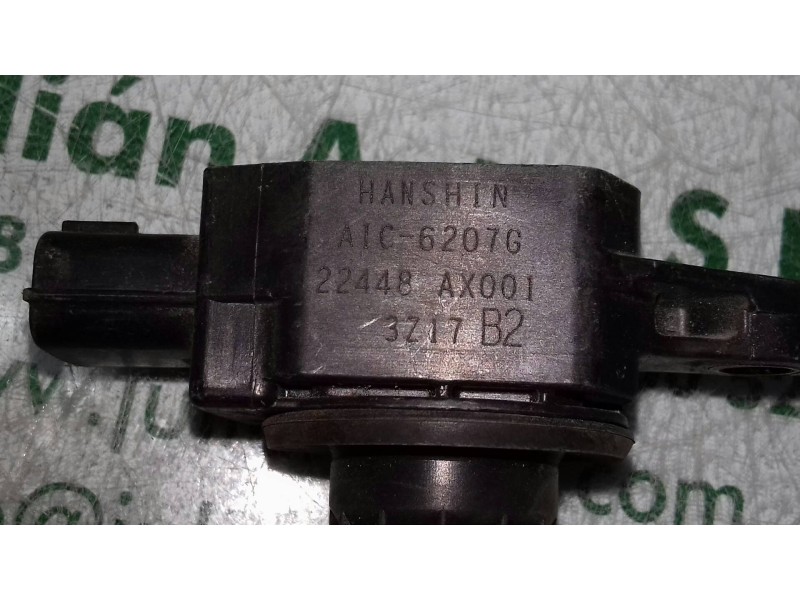 Recambio de bobina encendido para nissan micra (k12e) acenta referencia OEM IAM AIC6207G 22448AX001 HANSHIN