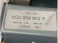 Recambio de motor elevalunas delantero izquierdo para seat ibiza (6l1) fresh referencia OEM IAM 6Q2959802A 101387102  2