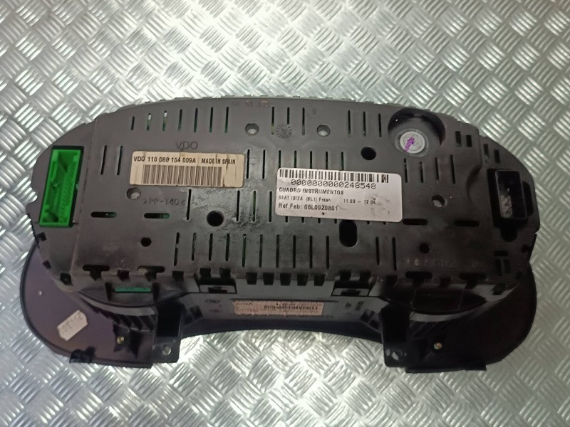 Recambio de cuadro instrumentos para seat ibiza (6l1) fresh referencia OEM IAM 06L0920801 110080104009A VDO