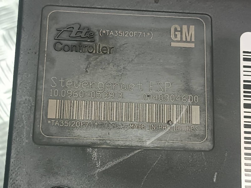 Recambio de abs para opel astra gtc cosmo referencia OEM IAM 13213610 10020602064 GM