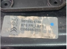 Recambio de elevalunas delantero izquierdo para citroen c4 picasso attraction referencia OEM IAM 9675924780 9675288980 ELECTRICO 2