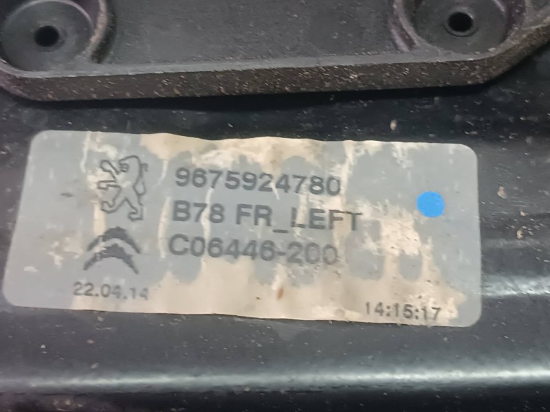 Recambio de elevalunas delantero izquierdo para citroen c4 picasso attraction referencia OEM IAM 9675924780 9675288980 ELECTRICO