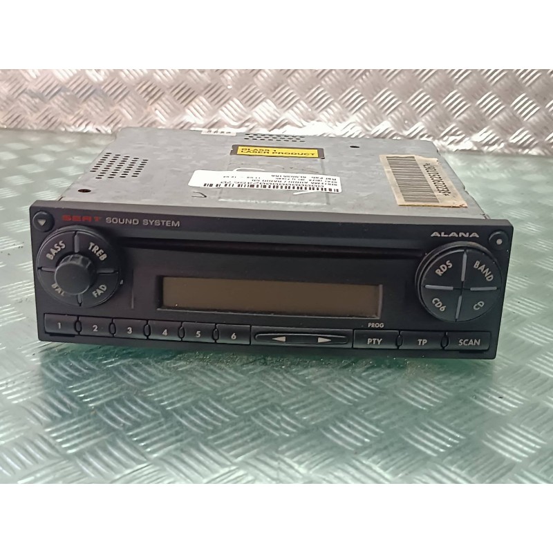 Recambio de sistema audio / radio cd para seat ibiza (6l1) fresh referencia OEM IAM 6L0035156 SEZ2Z9C2517267 GRUNDIG