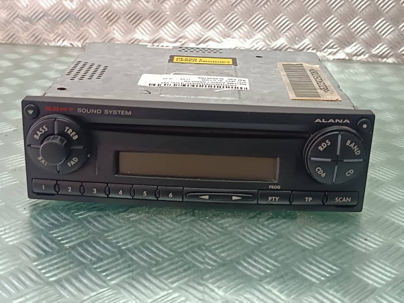 Recambio de sistema audio / radio cd para seat ibiza (6l1) fresh referencia OEM IAM 6L0035156 SEZ2Z9C2517267 GRUNDIG