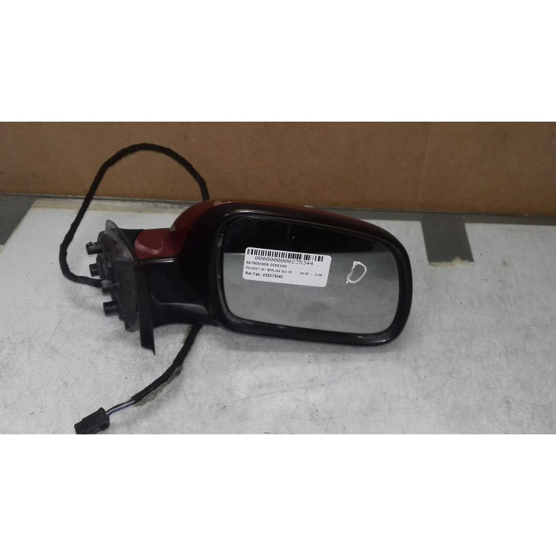 Recambio de retrovisor derecho para peugeot 307 berlina (s2) xs referencia OEM IAM 232673042  ELECTRICO