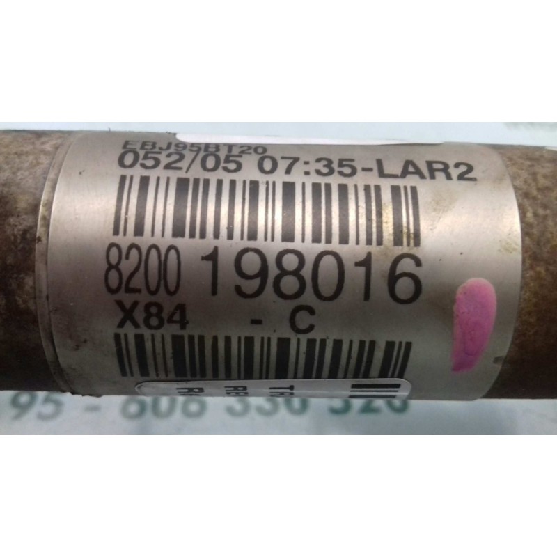 Recambio de transmision delantera izquierda para renault megane ii berlina 5p confort authentique referencia OEM IAM 8200198016 