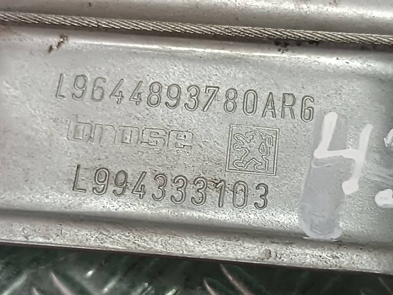 Recambio de elevalunas trasero izquierdo para peugeot 407 st sport referencia OEM IAM 9644893780 994333103 ELECTRICO