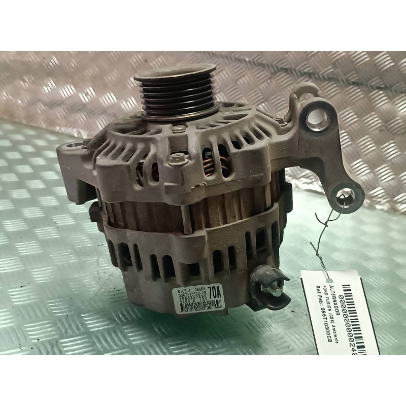 Recambio de alternador para ford fusion (cbk) ambiente referencia OEM IAM 2S6T10300CB CONECTOR 3 PINES 70A