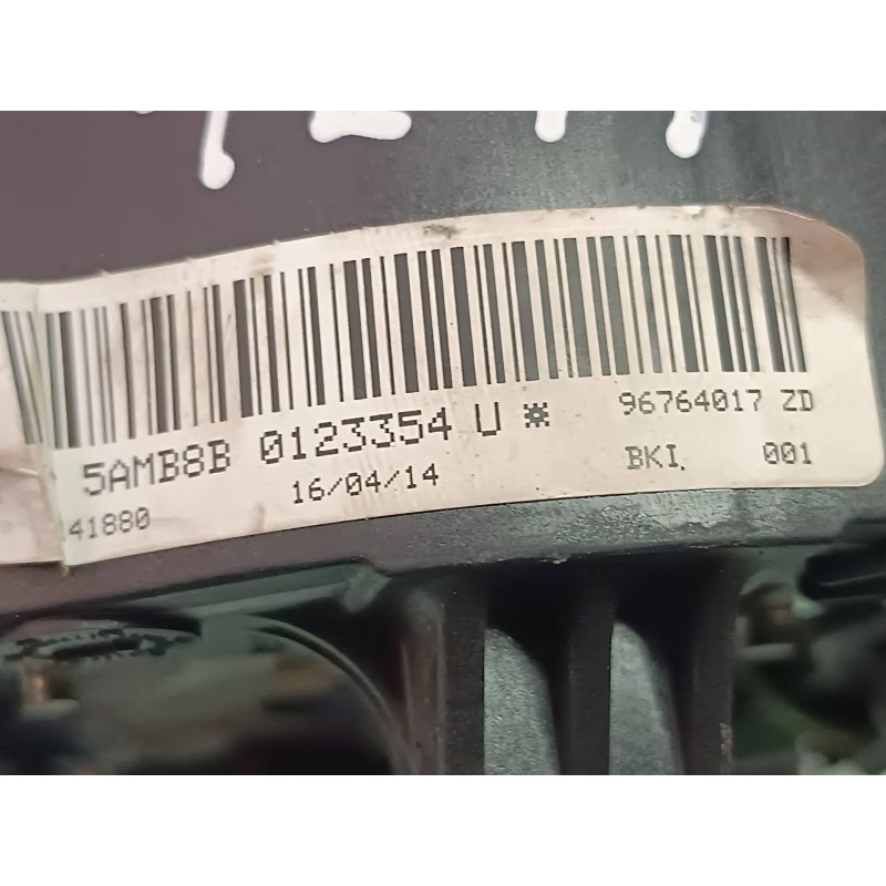 Recambio de airbag delantero izquierdo para citroen c4 picasso attraction referencia OEM IAM 96764017ZD 5AMB8B UN CONECTOR