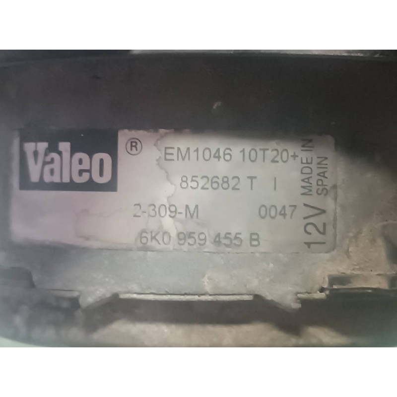Recambio de electroventilador para seat inca (6k9) 1.9 sdi cl kombi referencia OEM IAM 6K0959455B 852682T VALEO