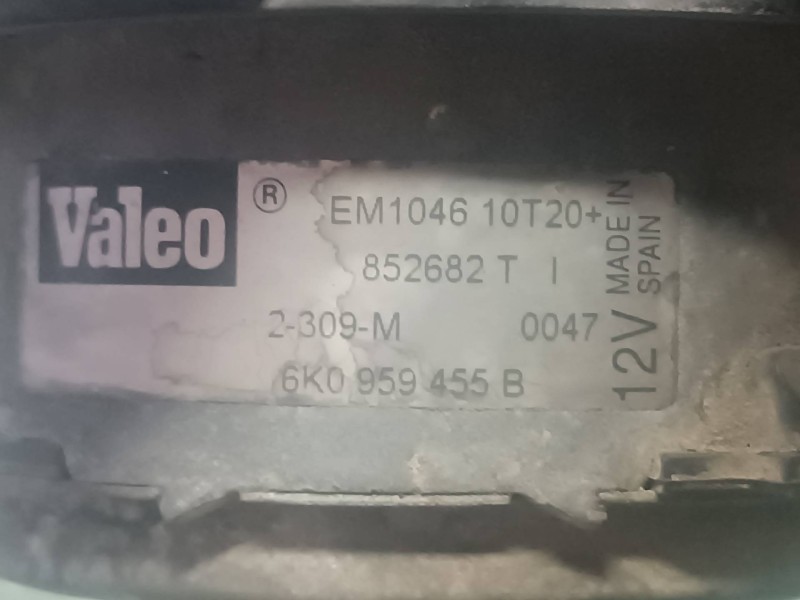 Recambio de electroventilador para seat inca (6k9) 1.9 sdi cl kombi referencia OEM IAM 6K0959455B 852682T VALEO