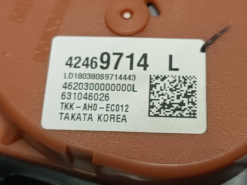 Recambio de cinturon seguridad trasero izquierdo para opel mokka x design line start/stop referencia OEM IAM 42469714L  