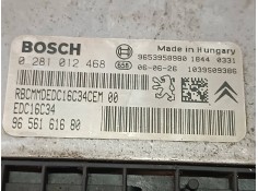 Recambio de centralita motor uce para citroen xsara picasso 1.6 hdi 90 lx plus referencia OEM IAM 9656161680 0281012468 BOSCH 2