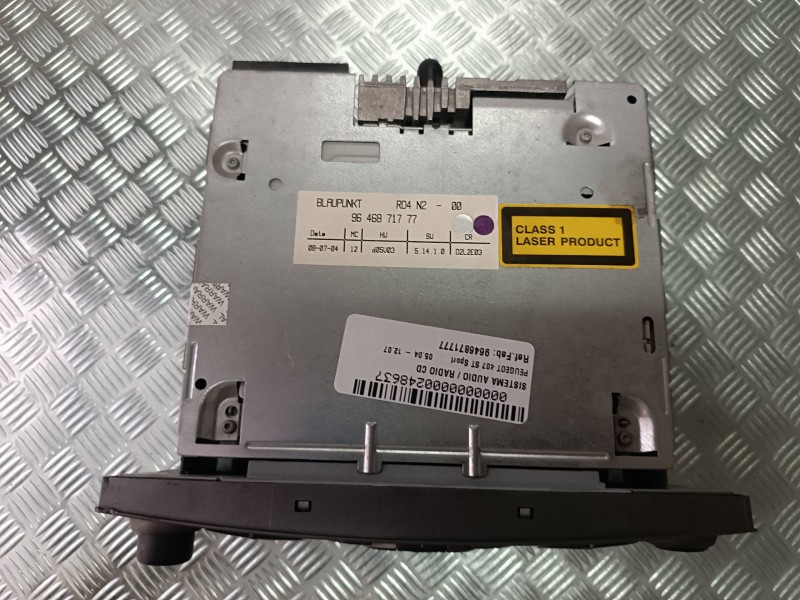 Recambio de sistema audio / radio cd para peugeot 407 st sport referencia OEM IAM 9646871777 7643141392 BLAUPUNKT