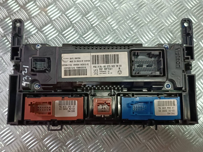 Recambio de mando climatizador para peugeot 407 st sport referencia OEM IAM 96573322YW 96470290XT 96469958XT