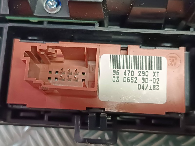 Recambio de mando climatizador para peugeot 407 st sport referencia OEM IAM 96573322YW 96470290XT 96469958XT