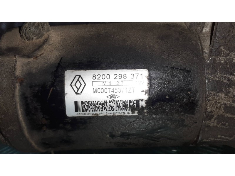 Recambio de motor arranque para renault modus confort dynamique referencia OEM IAM 8200298371 M000T45371ZT RENAULT