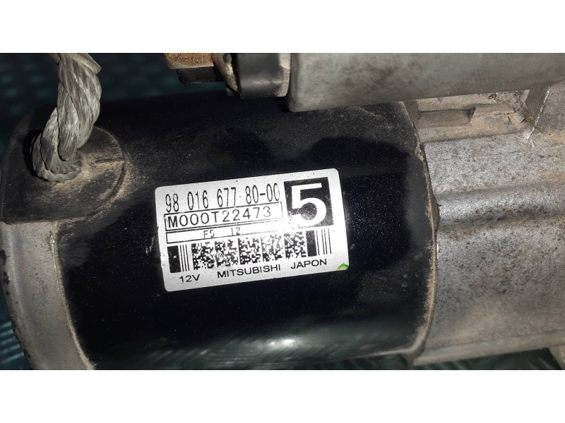 Recambio de motor arranque para citroen c4 picasso feel referencia OEM IAM 9801667780-00 M000T22473 MITSUBISHI