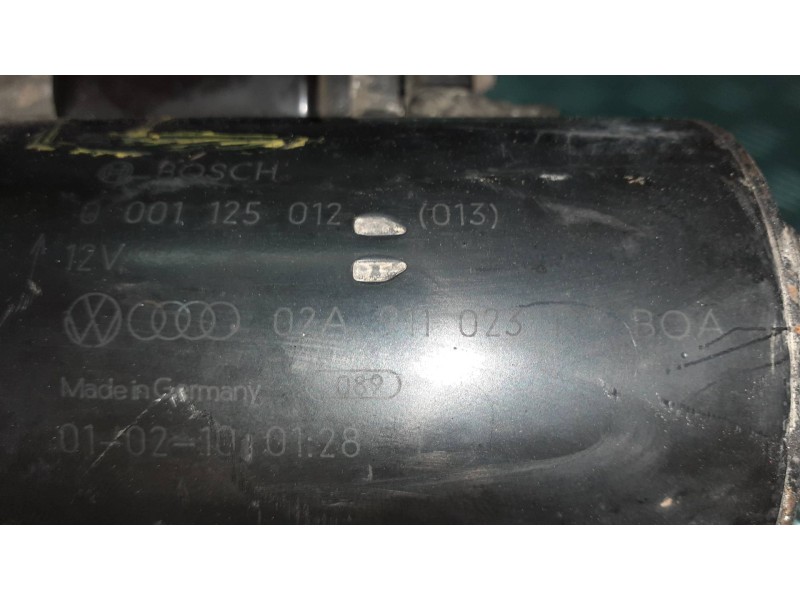Recambio de motor arranque para seat leon (1m1) signo referencia OEM IAM 02A911023R 0001125012 