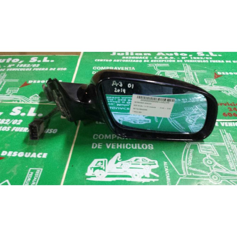 Recambio de retrovisor derecho para audi a3 (8l) 1.9 tdi ambiente referencia OEM IAM RS0328386  ELECTRICO