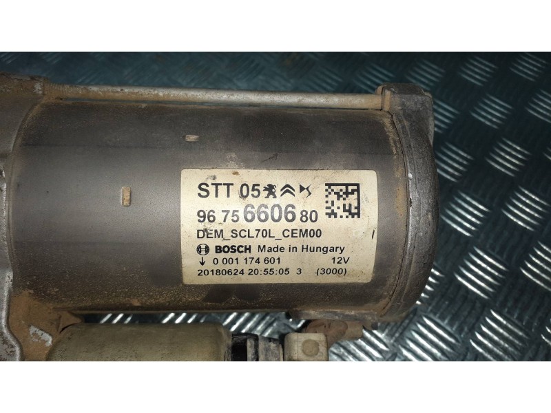 Recambio de motor arranque para citroen berlingo furgón referencia OEM IAM STT05 0001174601 BOSCH