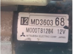 Recambio de motor arranque para mitsubishi montero pinin (h60/h70) 1800 gdi (3-ptas.) referencia OEM IAM MD3603 M000T81284 MITSU 2