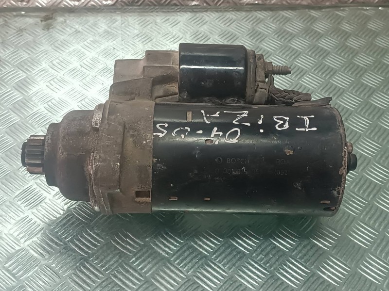 Recambio de motor arranque para seat ibiza (6j5) referencia OEM IAM 02T911023H 0001125051 BOSCH