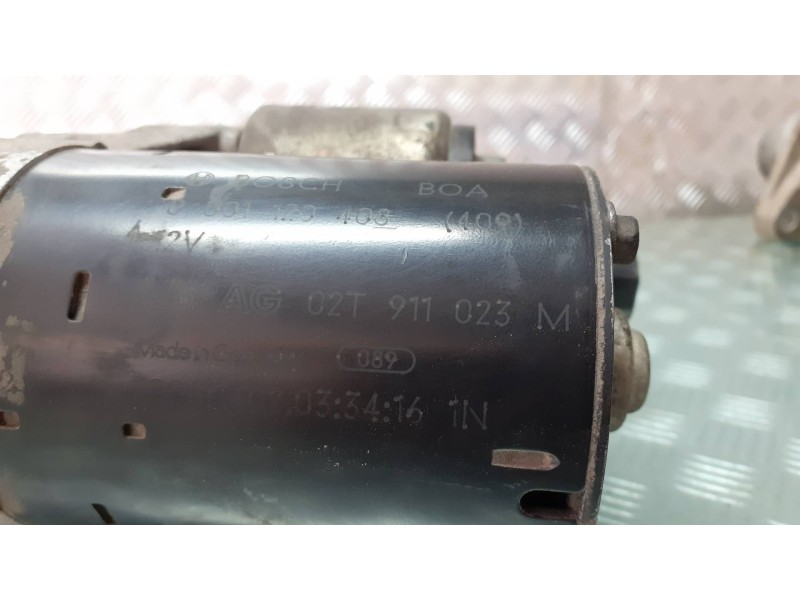 Recambio de motor arranque para seat altea (5p1) arena referencia OEM IAM 02T911023M 0001120408 BOSCH