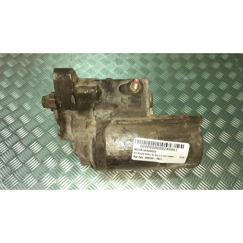 Recambio de motor arranque para mg rover serie 75 (rj) 2.0 cdti classic referencia OEM IAM 228000-7801  DENSO