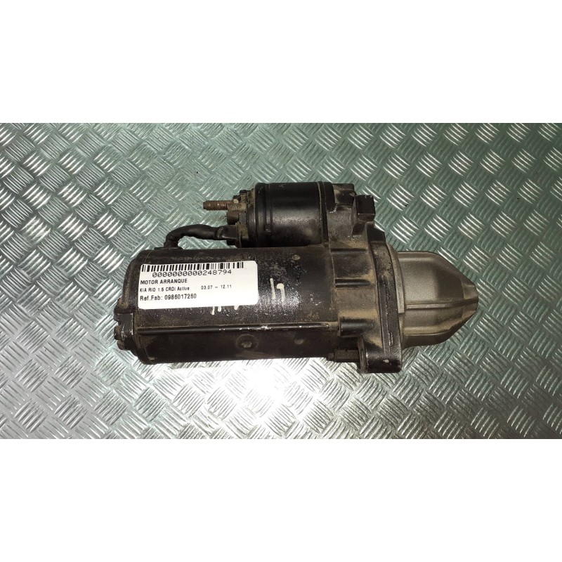 Recambio de motor arranque para kia rio 1.5 crdi active referencia OEM IAM 0986017260 0986017260 BOSCH