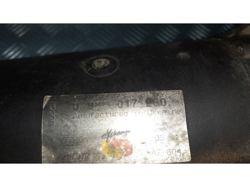 Recambio de motor arranque para kia rio 1.5 crdi active referencia OEM IAM 0986017260 0986017260 BOSCH