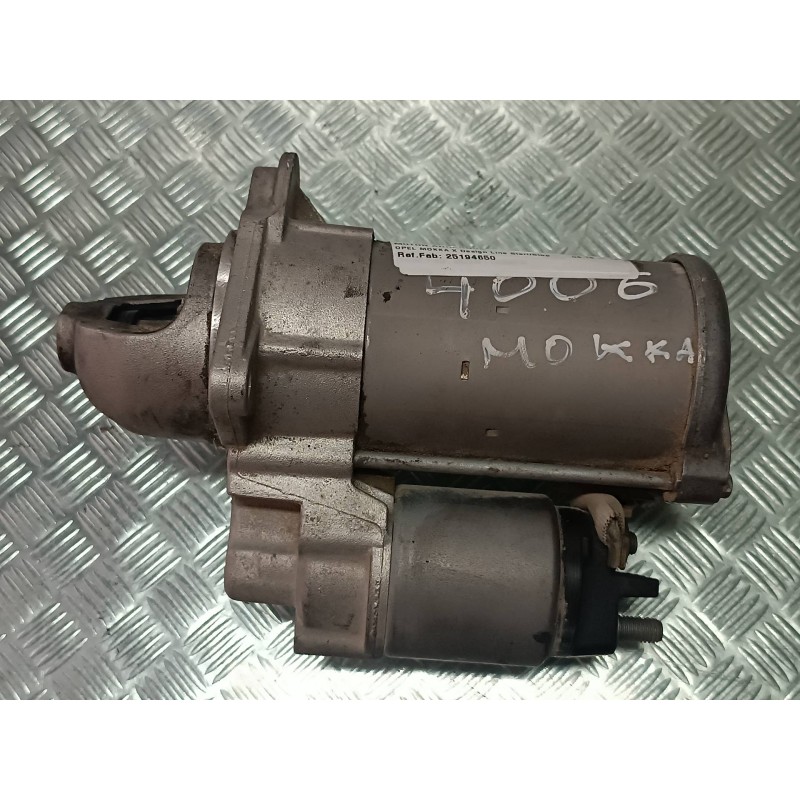 Recambio de motor arranque para opel mokka x design line start/stop referencia OEM IAM 25194650 0001170611 BOSCH