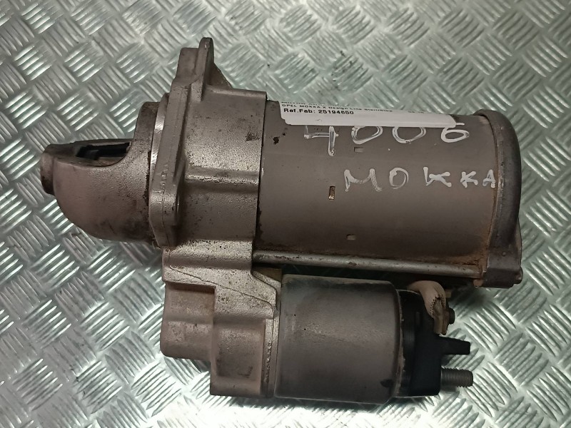 Recambio de motor arranque para opel mokka x design line start/stop referencia OEM IAM 25194650 0001170611 BOSCH