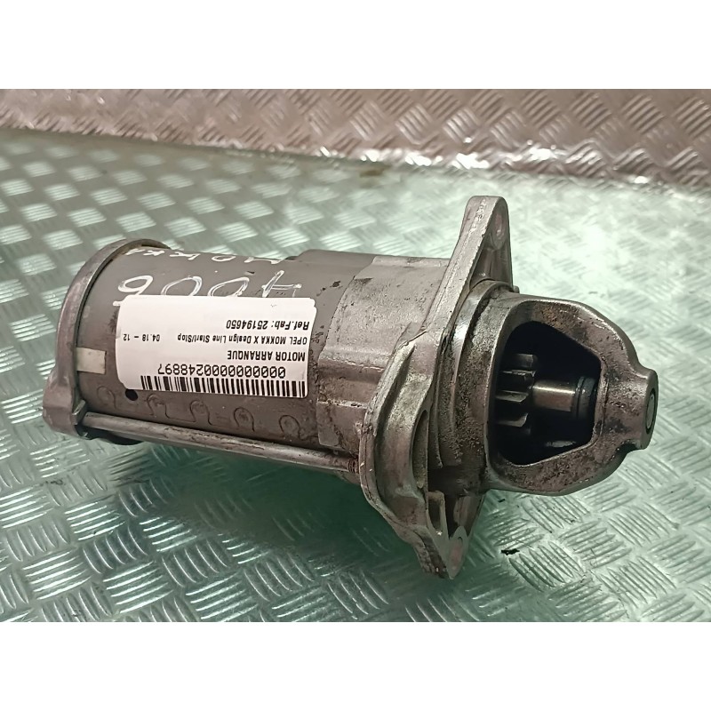 Recambio de motor arranque para opel mokka x design line start/stop referencia OEM IAM 25194650 0001170611 BOSCH