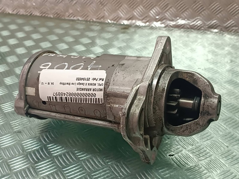 Recambio de motor arranque para opel mokka x design line start/stop referencia OEM IAM 25194650 0001170611 BOSCH