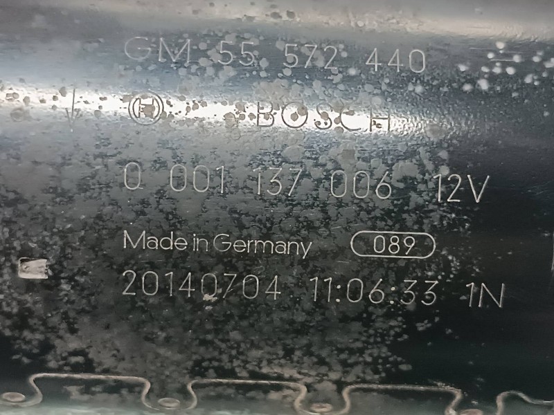 Recambio de motor arranque para opel corsa d selective referencia OEM IAM 55572440 0001137006 BOSCH