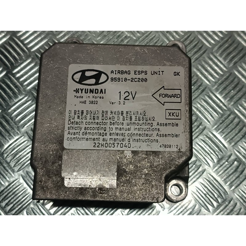 Recambio de centralita airbag para hyundai coupe (gk) 1.6 fx referencia OEM IAM 959102C200 22H0057040 