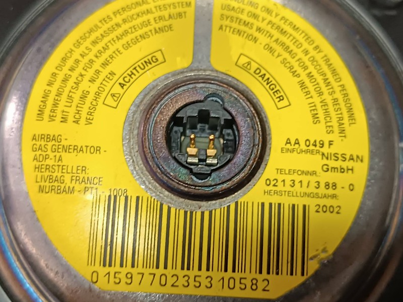 Recambio de airbag delantero izquierdo para nissan almera tino (v10m) básico referencia OEM IAM 531937400  