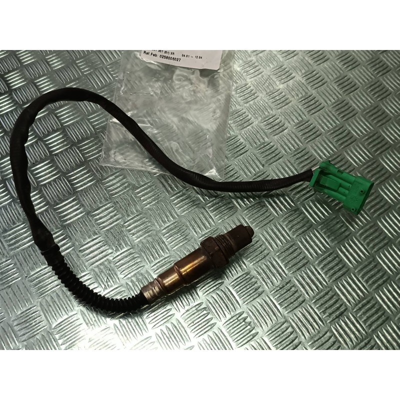 Recambio de sonda lambda para peugeot 307 (s1) xr referencia OEM IAM 0258006027 VERDE CONECTOR 4 PINES