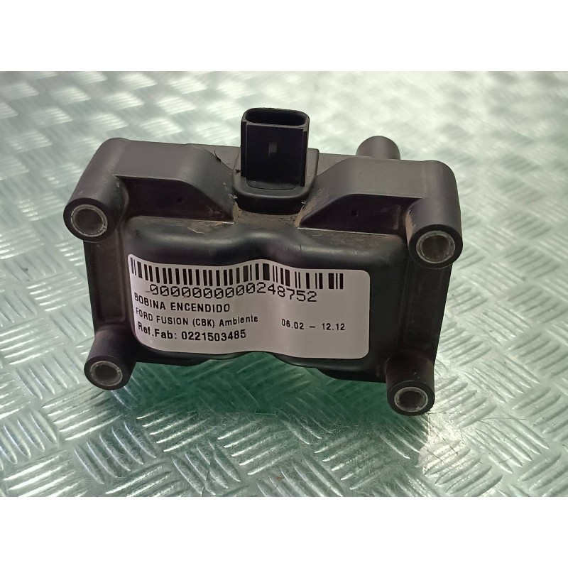 Recambio de bobina encendido para ford fusion (cbk) ambiente referencia OEM IAM 0221503485 CONECTOR 3 PINES FOMOCO