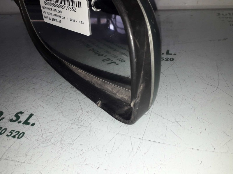 Recambio de retrovisor derecho para opel vectra c berlina club referencia OEM IAM 24436147  ELECTRICO