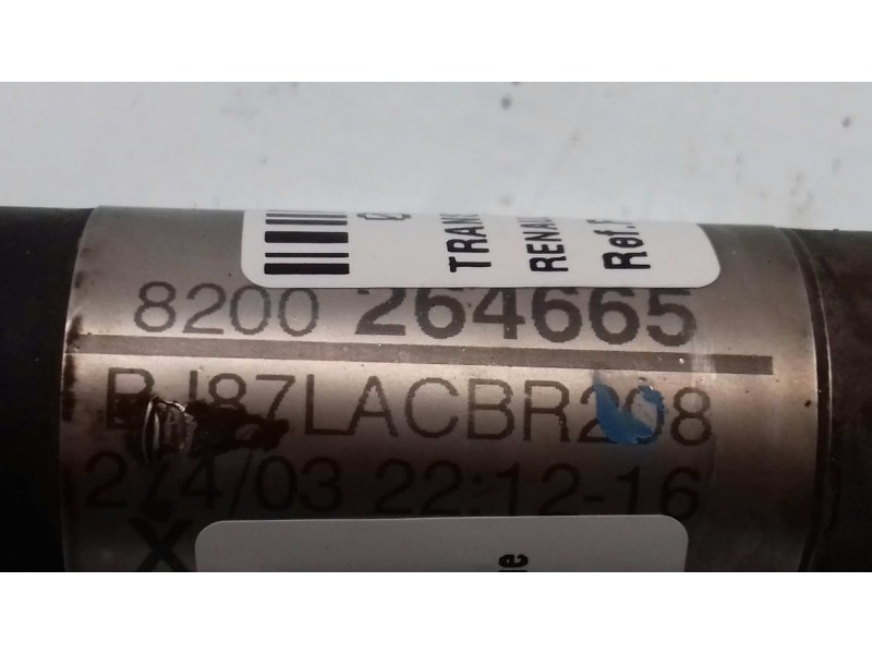 Recambio de transmision delantera derecha para renault megane ii berlina 5p confort authentique referencia OEM IAM 8200264665  