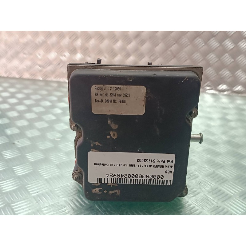 Recambio de abs para alfa romeo 147 (190) 1.9 jtd 120 collezione referencia OEM IAM 51753653 0265234258 0265950428